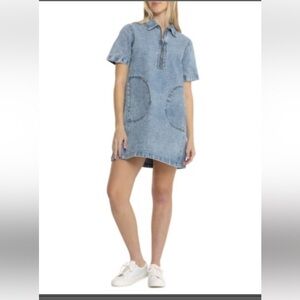 Blank NYC Light Blue Denim Dress